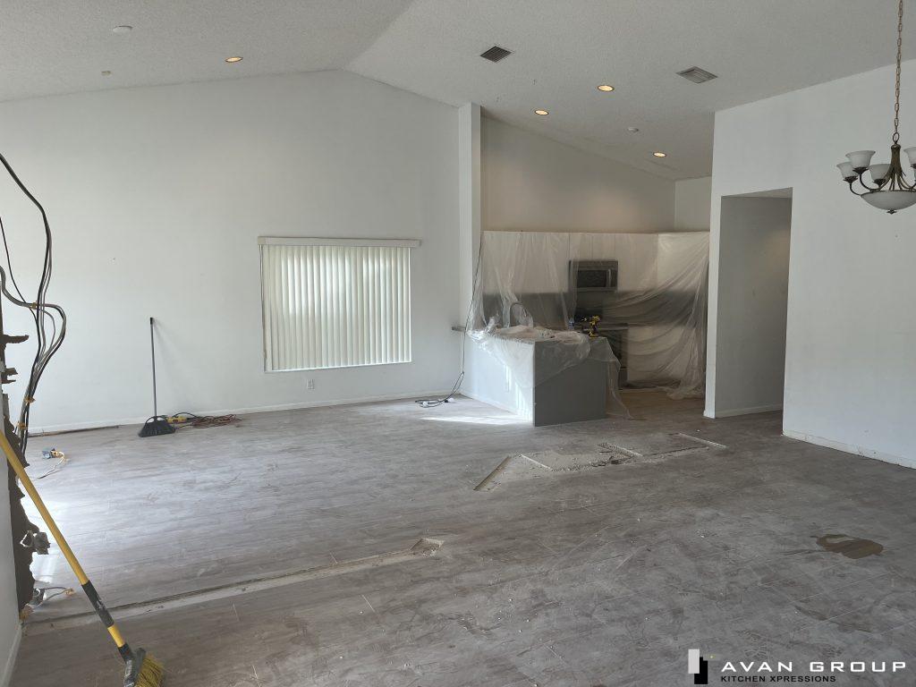 Kitchen remodeling progress