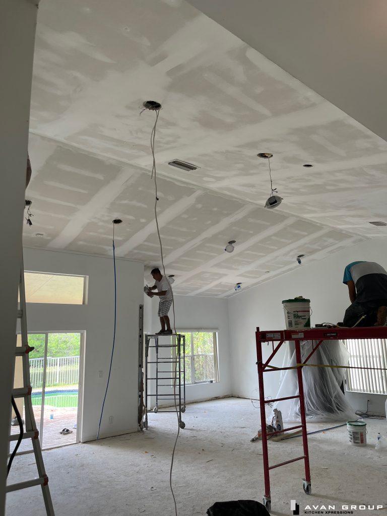 Kitchen remodeling progress