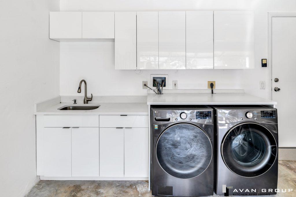 Laundry remodeling in Weston